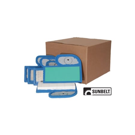 A & I Products Air Filter, Bulk (qty 24) 15.2" x12.6" x8.8" A-B1AF171B